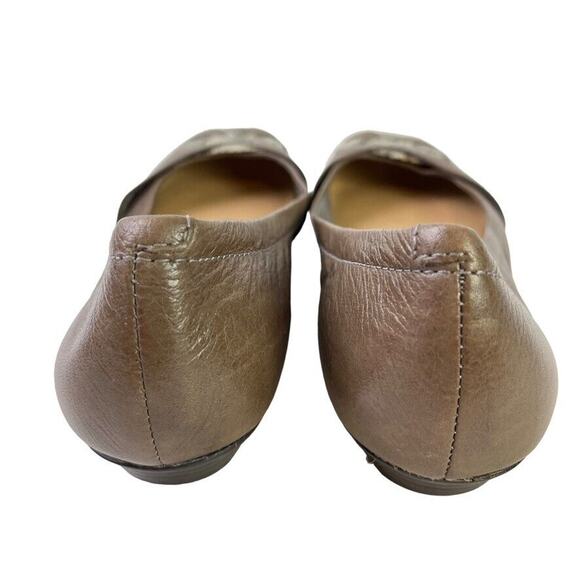 Naturalizer N5 Comfort Maude Real Leather Taupe Brown Slip On Flats Shoes 7.5 - Picture 7 of 16